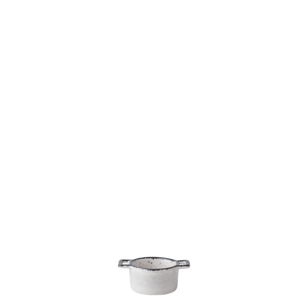 Skledica Flowl Atelier siva z ročaji ø 6 cm - Gaya