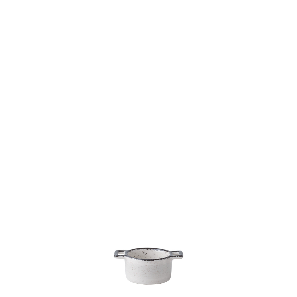 Skledica Flowl Atelier siva z ročaji ø 6 cm - Gaya