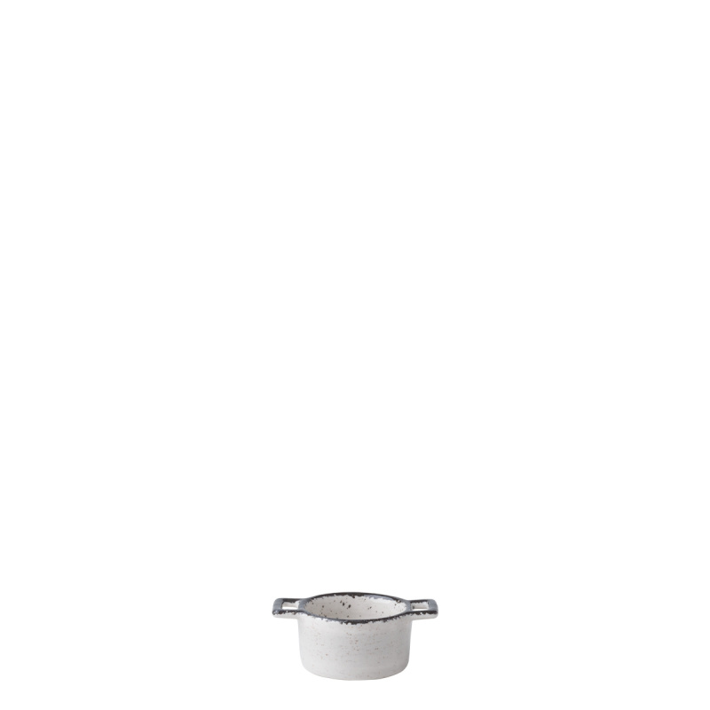 Skledica Flowl Atelier siva z ročaji ø 6 cm - Gaya