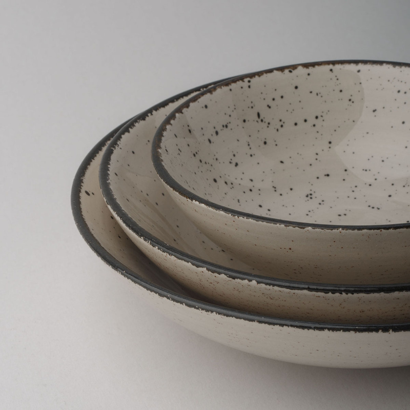 Skleda Flowl Atelier siva ø 19,5 cm - Gaya