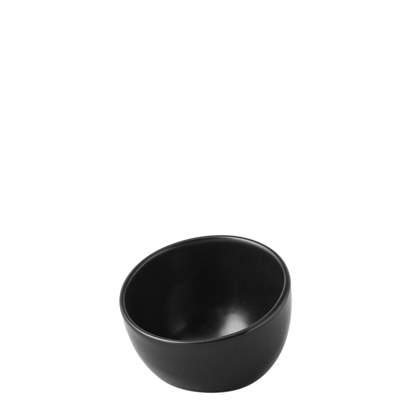 Črna skledica Flow Eco – 9 cm