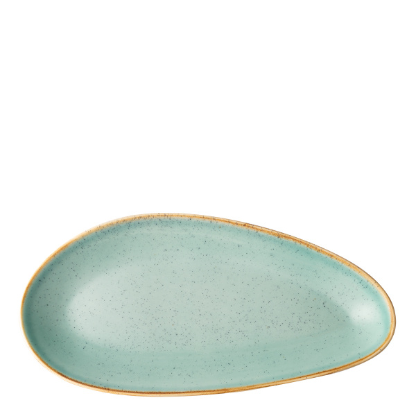 Ovalni krožnik Sand turkizna 41 cm – Gaya
