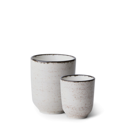 Porcelanasti set 8 kosov - Gaya Atelier sivi škropci