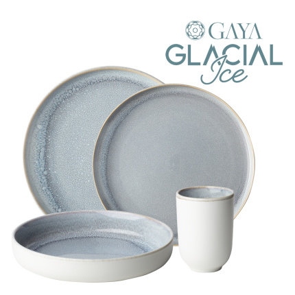 Porcelanasti set 16 kosov - Gaya Atelier Glacial Ice