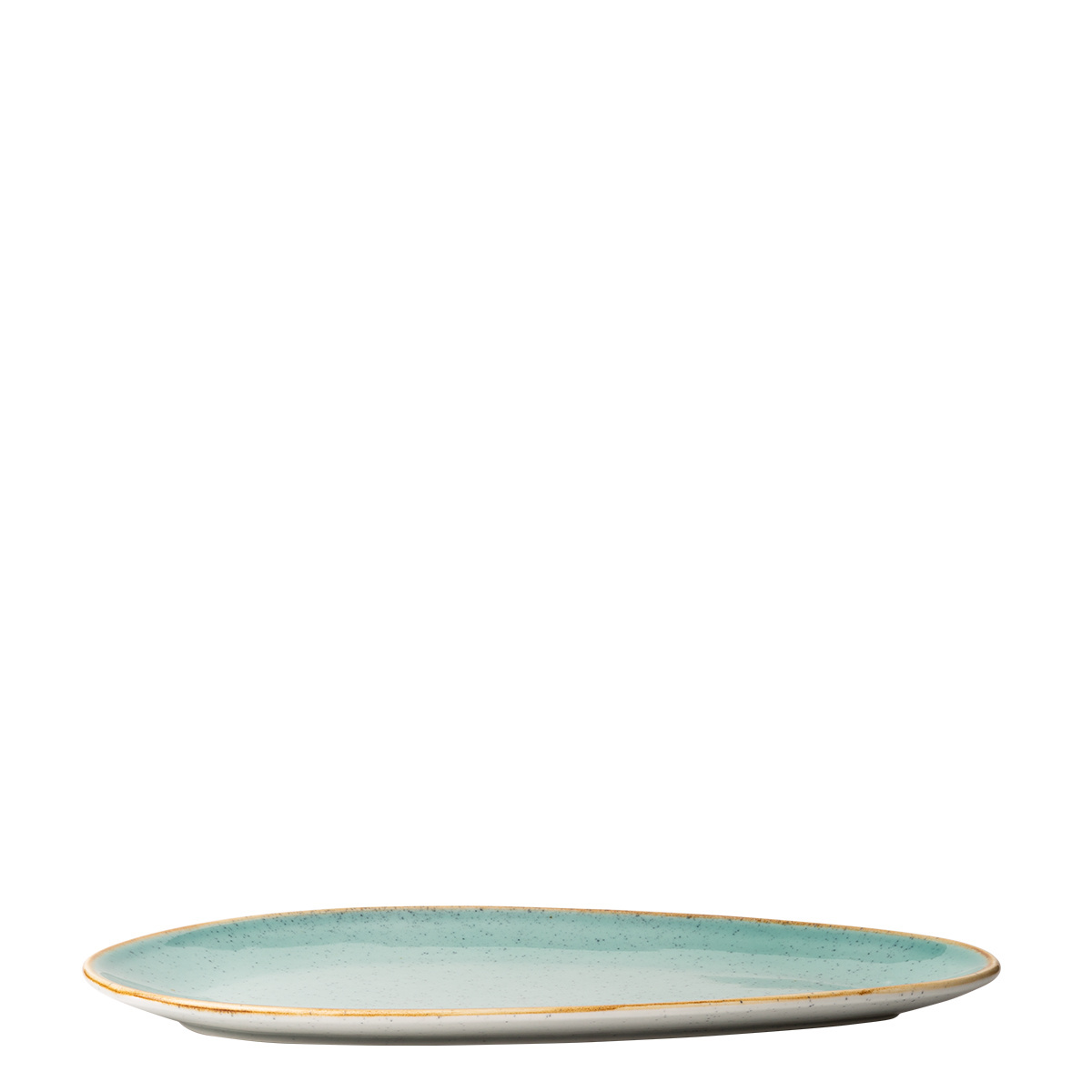 Krožnik ovalni Sand turkizni 36 cm – Gaya