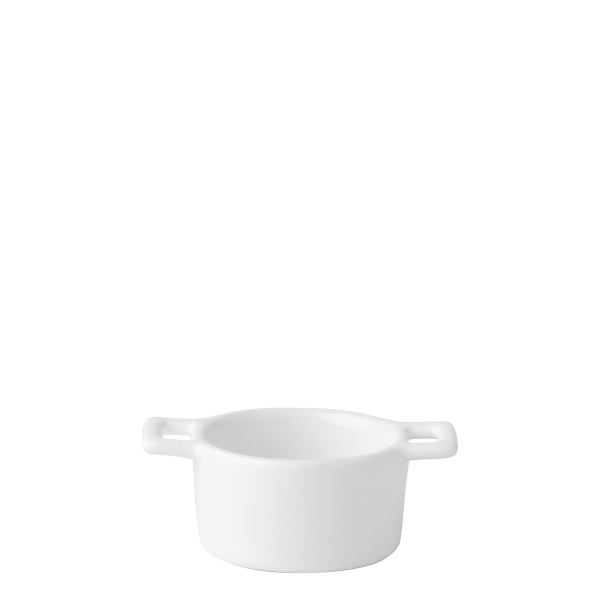 Skledica Flowl Atelier bela z ročaji ø6 cm - Gaya