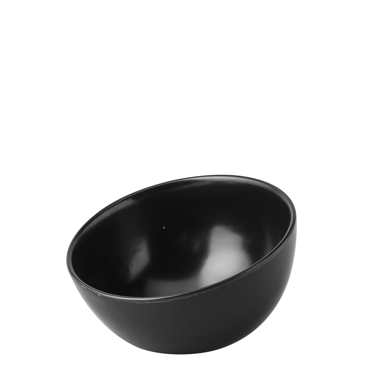 Velika črna skleda Flow Eco – 19 cm