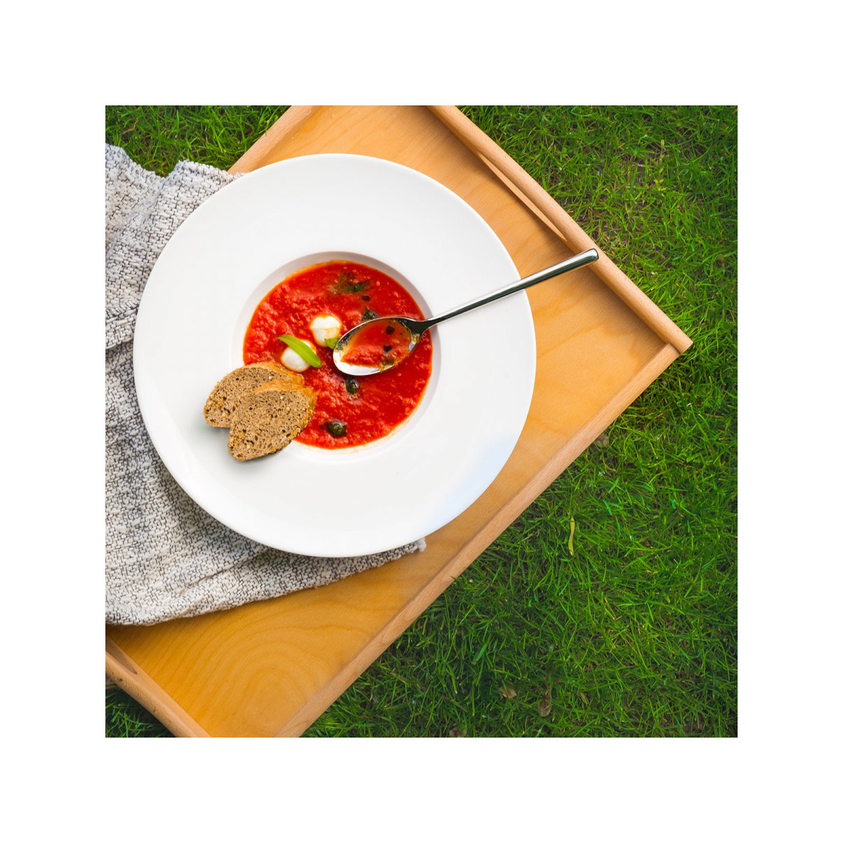 Globok krožnik gourmet 30 cm - Premium Platinum Line