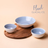 Komplet Flowl - Sklede Gaya Atelier Glacial Ice + Pladenj Triangle Robinija