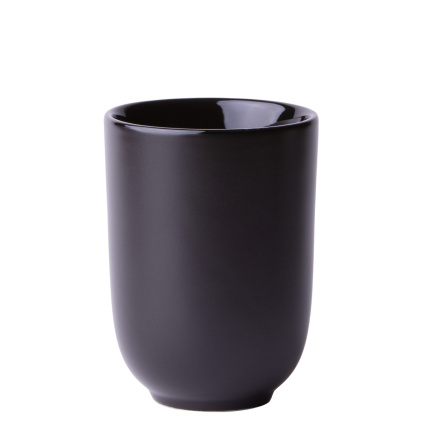 Skodelica brez ročaja črna 300 ml - Flow