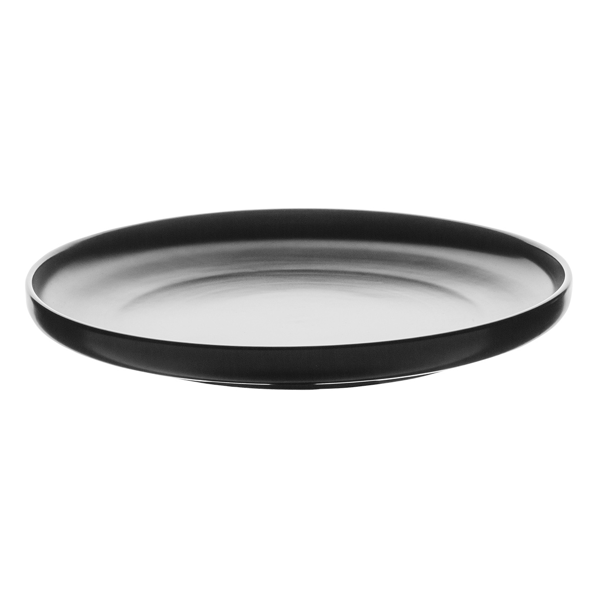 Plitev krožnik Coupe črn 25 cm – Flow