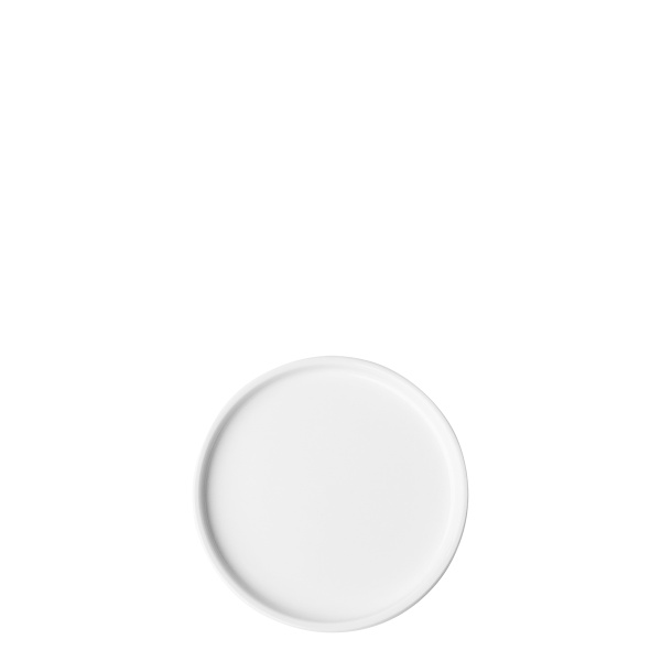 Krožnik Flowl Atelier bel ø 10,5 cm - Gaya