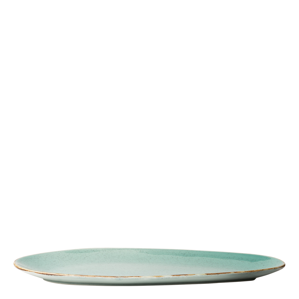 Ovalni krožnik Sand turkizna 41 cm – Gaya