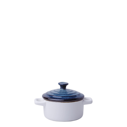 Kastrol s pokrovom Flowl Atelier moder ø10,2 cm - Gaya