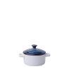 Lonec s pokrovom Flowl Atelier modre barve ø10.2 cm - Gaya
