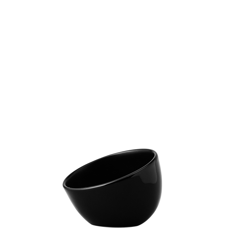 Črna skledica Flow Eco – 9 cm