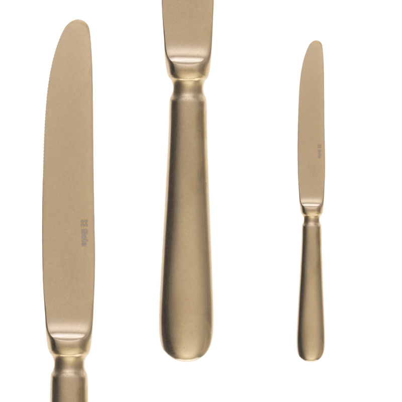 Jedilni pribor 16 kosov - Baguette Vintage PVD Champagne Stone Wash