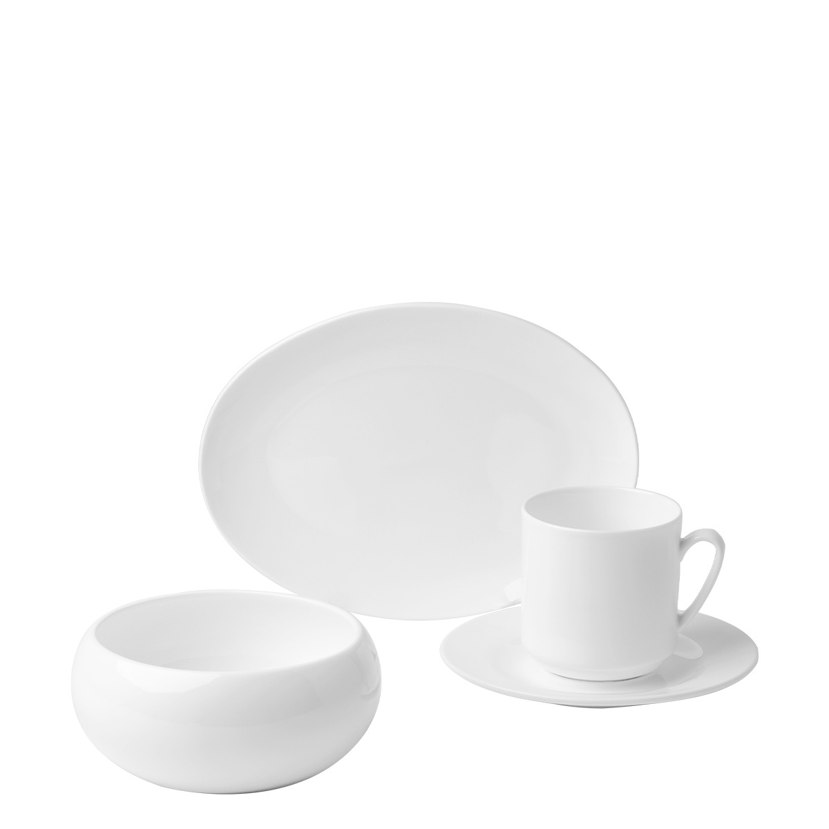 Komplet za zajtrk 16 kosov – Premium Platinum Line