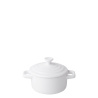 Lonec s pokrovom Flowl Atelier bela barva ø10.2 cm - Gaya
