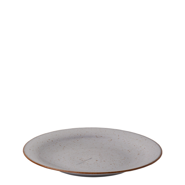 Krožnik plitek 25 cm siv - Hotel Inn Chic barven