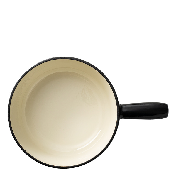 Litoželezni lonec za fondue emajliran črn ø 22 cm - Jupiter Lunasol
