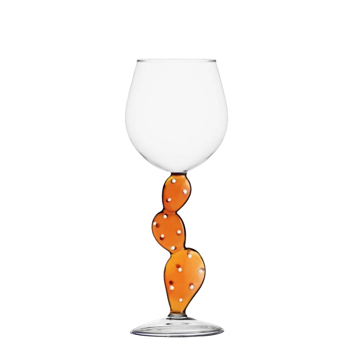 Kozarec za vino kaktus oranžen - Ichendorf