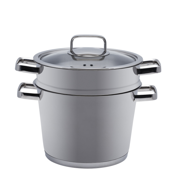 Lonec za testenine Merkur 6,5 l s steklenim pokrovom Premium Lunasol