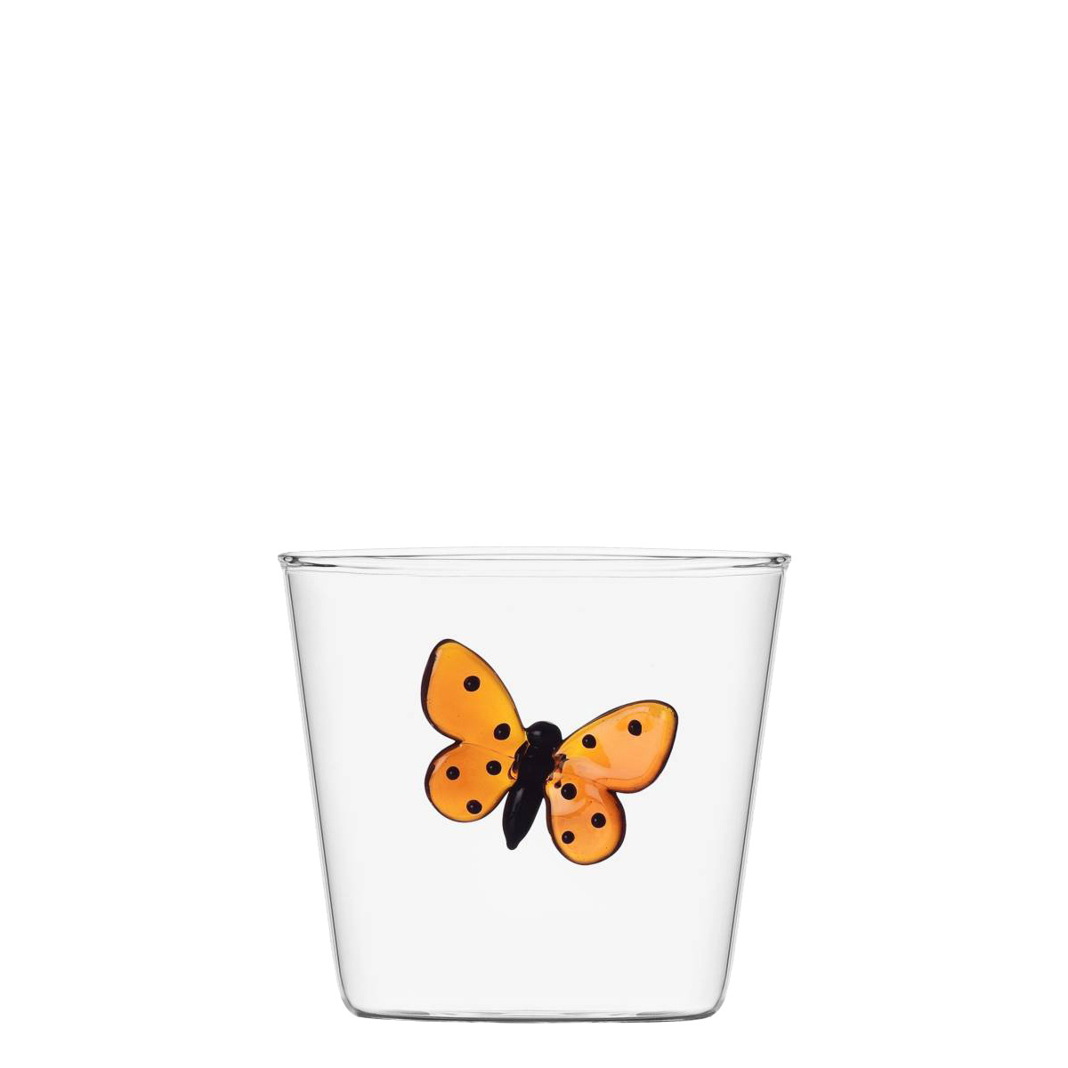 Kozarec z oranžnim metuljem 350 ml