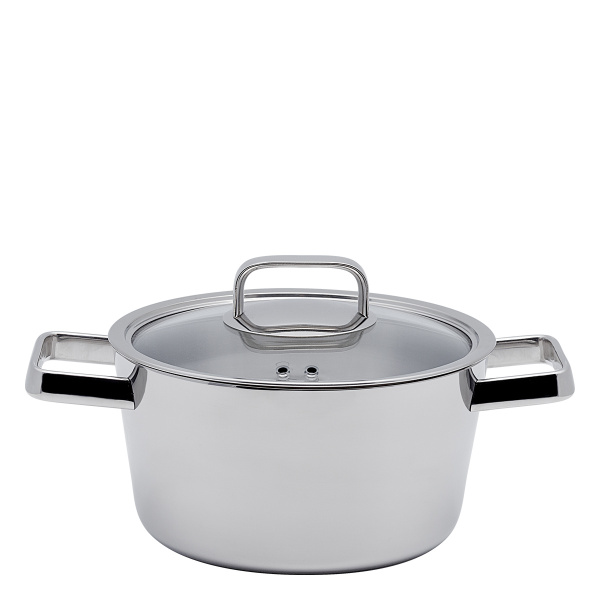 Lonec Merkur Luxus s stekleno pokrovko 4,9 l Platinum Lunasol