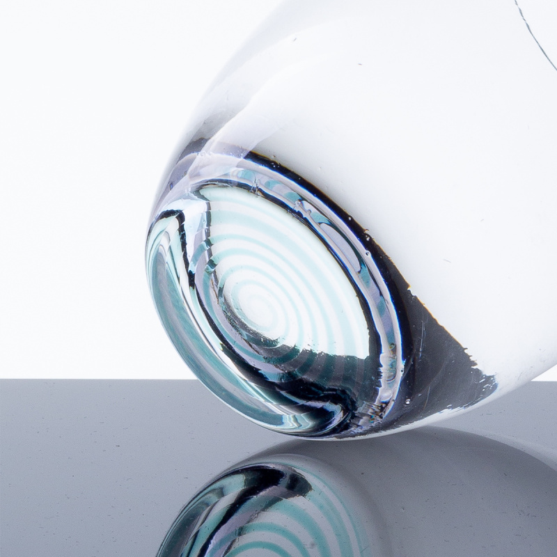 Kozarci tumbler 460 ml s turkiznim spiralnim dnom 6 kosov - Optima Glas Lunasol