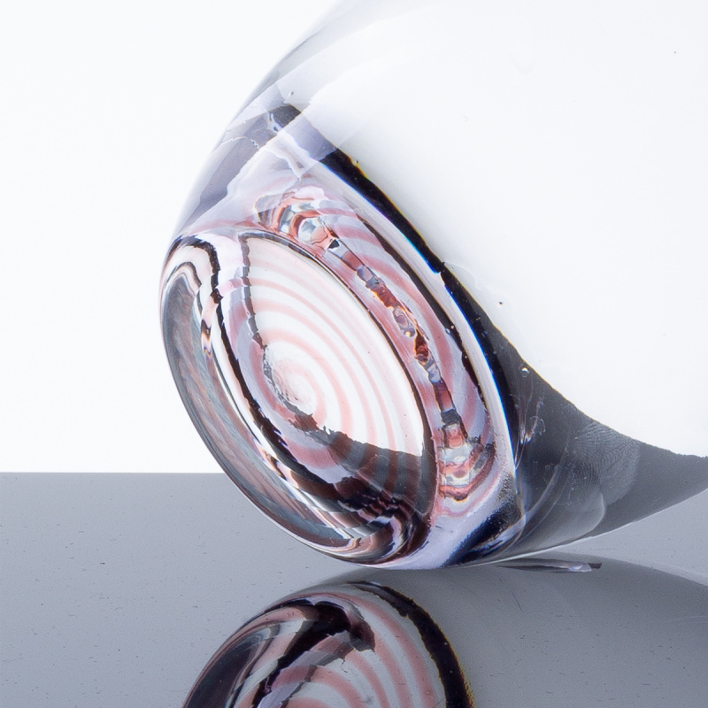 Kozarci tumbler 460 ml z rdečim spiralnim dnom 6 kosov - Optima Glas Lunasol