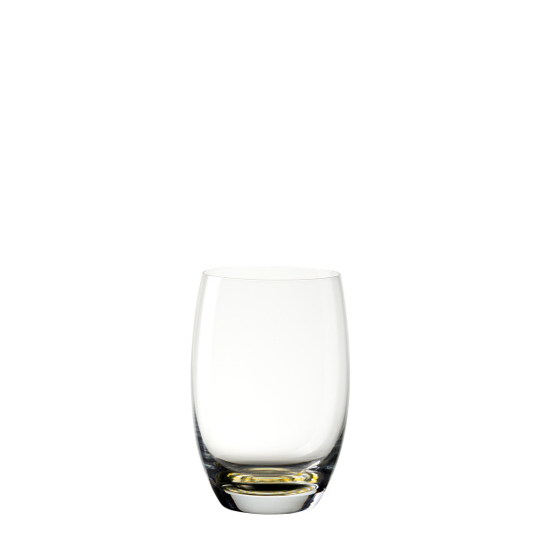 Kozarci tumbler 460 ml z rumenim spiralnim dnom 6 kosov - Optima Glas Lunasol
