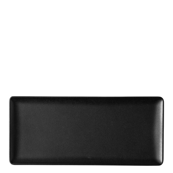 Postrežni krožnik 24 x 13 cm - Basic black mat