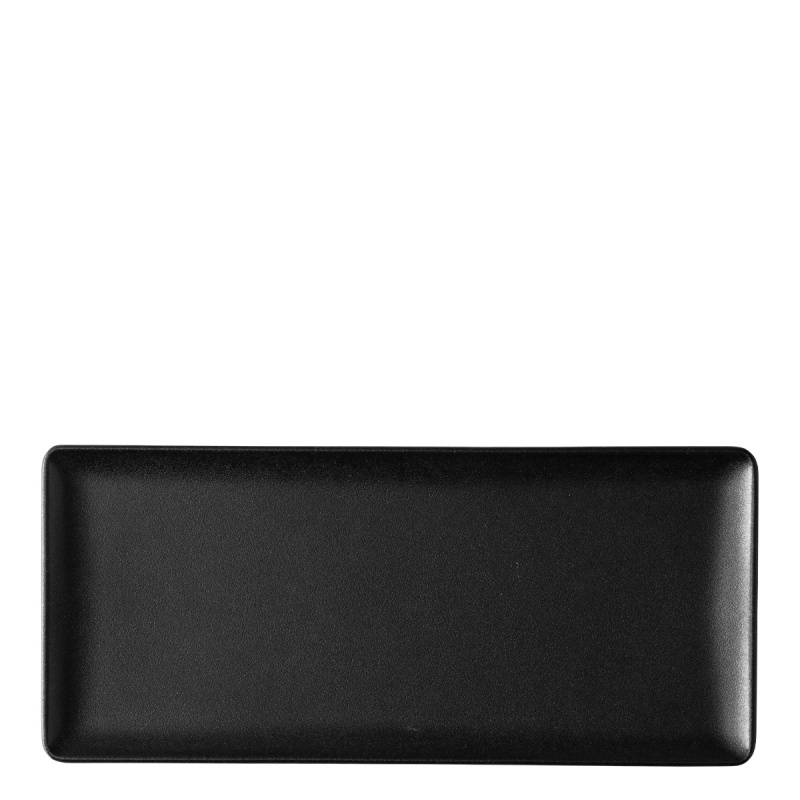 Postrežni krožnik 24 x 13 cm - Basic black mat