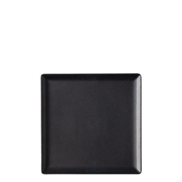 Postrežni krožnik 17 x 17 cm - Basic black mat