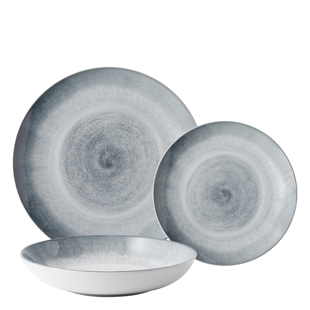 Set keramičnih krožnikov 12 kosov - Elements Vulcano