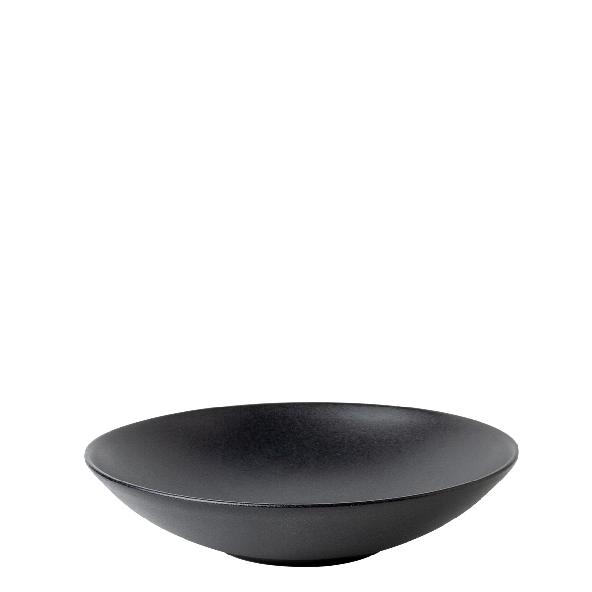 Globok krožnik 21,5 cm 4 kosi - Basic črn mat