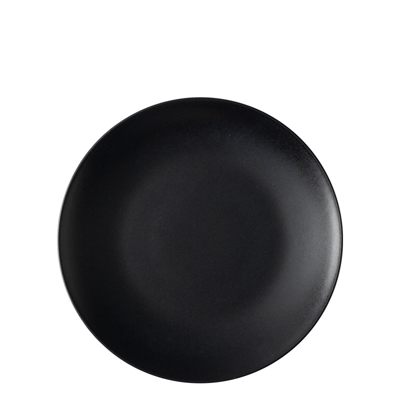 Plitev krožnik 20,5 cm 4 kosi - Basic črn mat