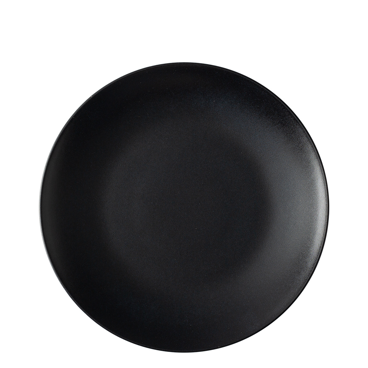 Plitev krožnik 24 cm 4 kosi - Basic črn mat