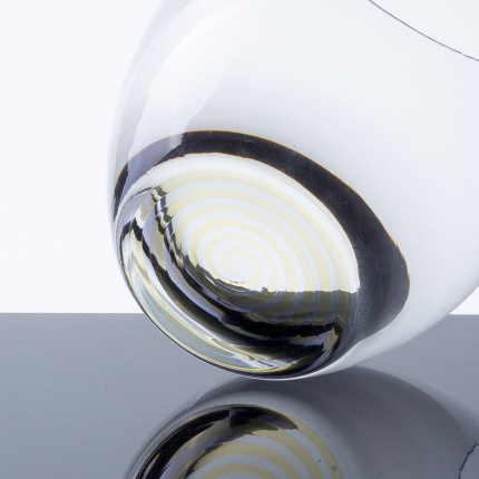 Kozarci tumbler 460 ml z rumenim spiralnim dnom 6 kosov - Optima Glas Lunasol