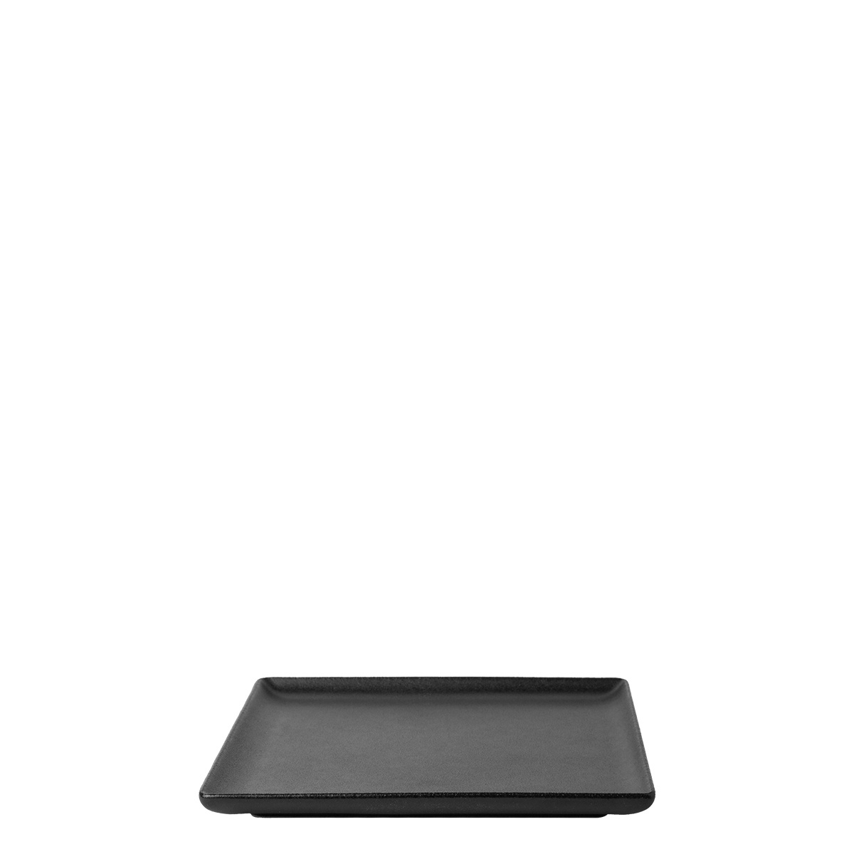 Postrežni krožnik 17 x 17 cm - Basic black mat
