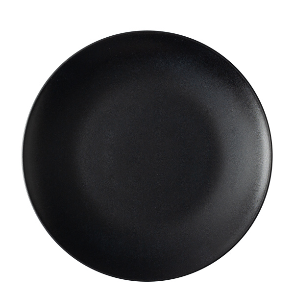 Plitev krožnik 27 cm 4 kosi - Basic črn mat