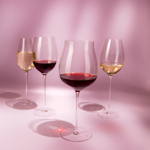 Kozarci za Cabernet / Alibernet 650 ml set 2 kos - FLOW Glas Platinum Line