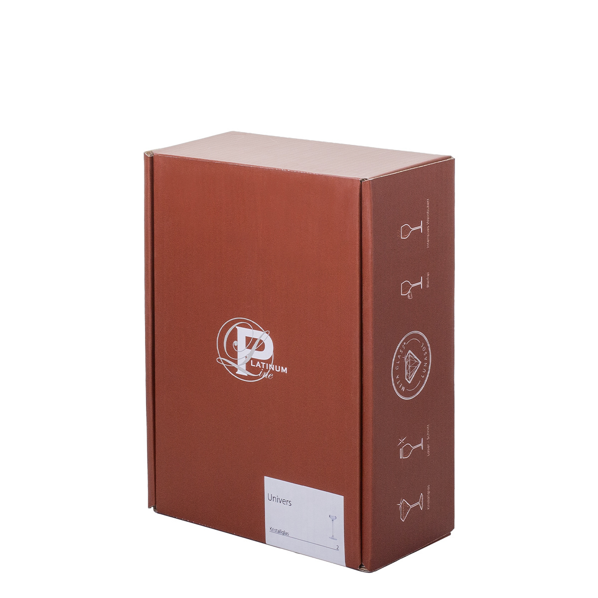 Kozarci za grappo set 2 kosa - Univers Platinum Line
