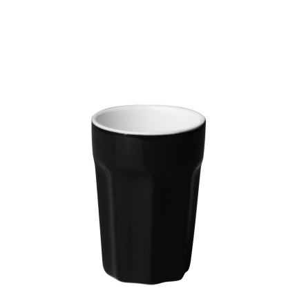 Majhna črna porcelanasta skodelica 80 ml - RGB