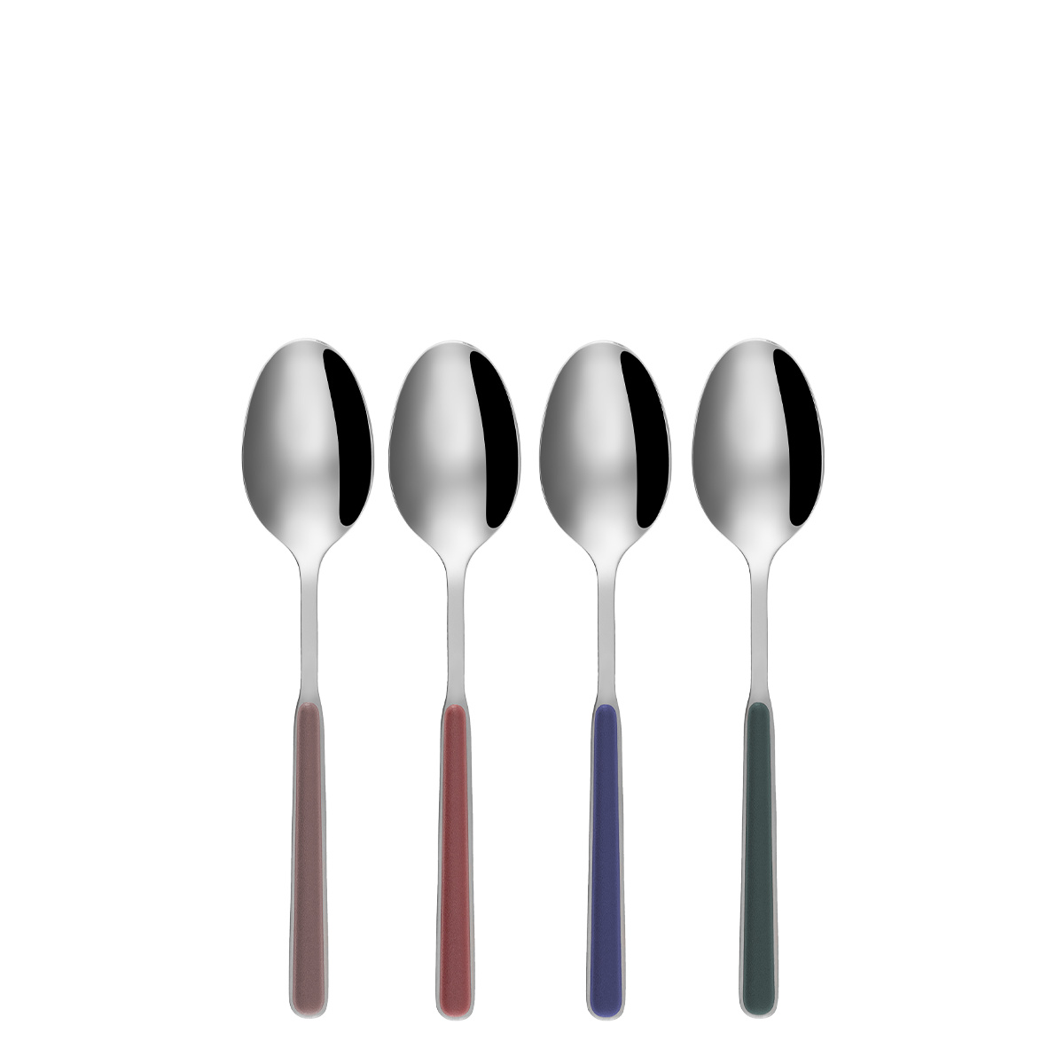 Komplet žličk za müsli/sladice 4 kosi - RGB mix
