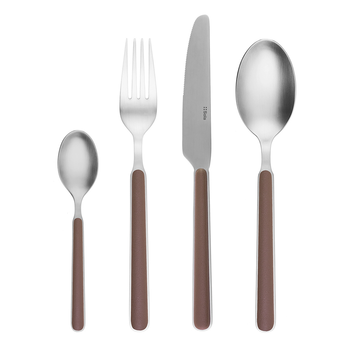 Set jedilnega pribora 16 kosov - Gallery taupe mat