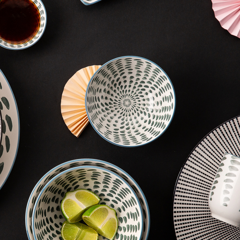 Porcelanasti set 24 kosov – Elements Asia Water
