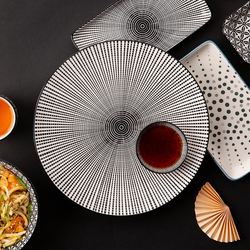 Porcelanasti set 24 kosov – Elements Asia Fire