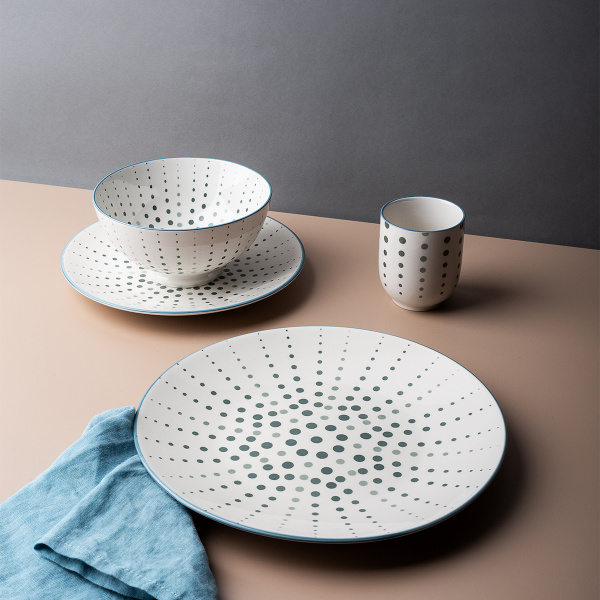 Porcelanasti set 24 kosov – Elements Asia Earth